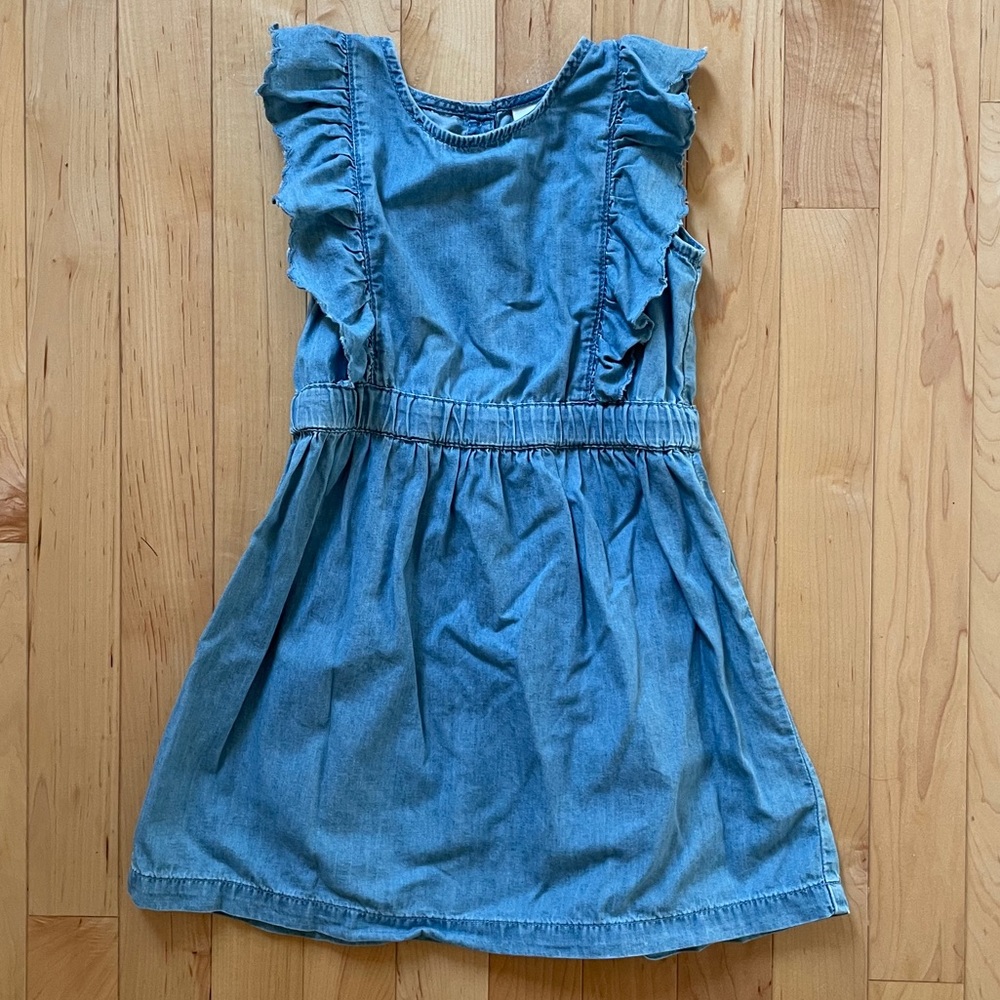 Baby Gap Chambray Flutter Dress 4T